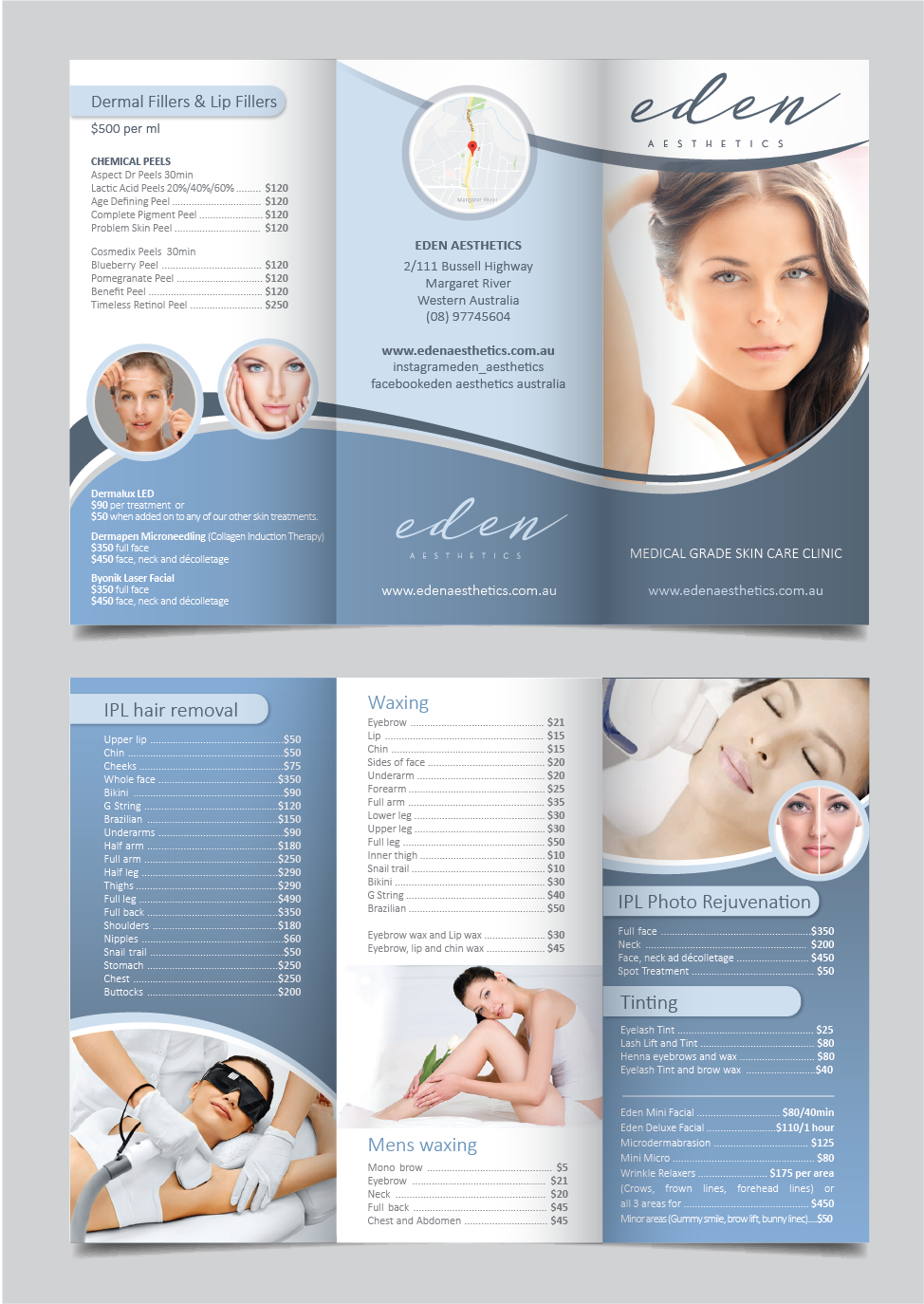 Diseño de Flyer por alex989 para Eden Aesthetics | Diseño #19001527