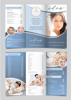Diseño de Flyer por alex989 para Eden Aesthetics | Diseño: #19001527