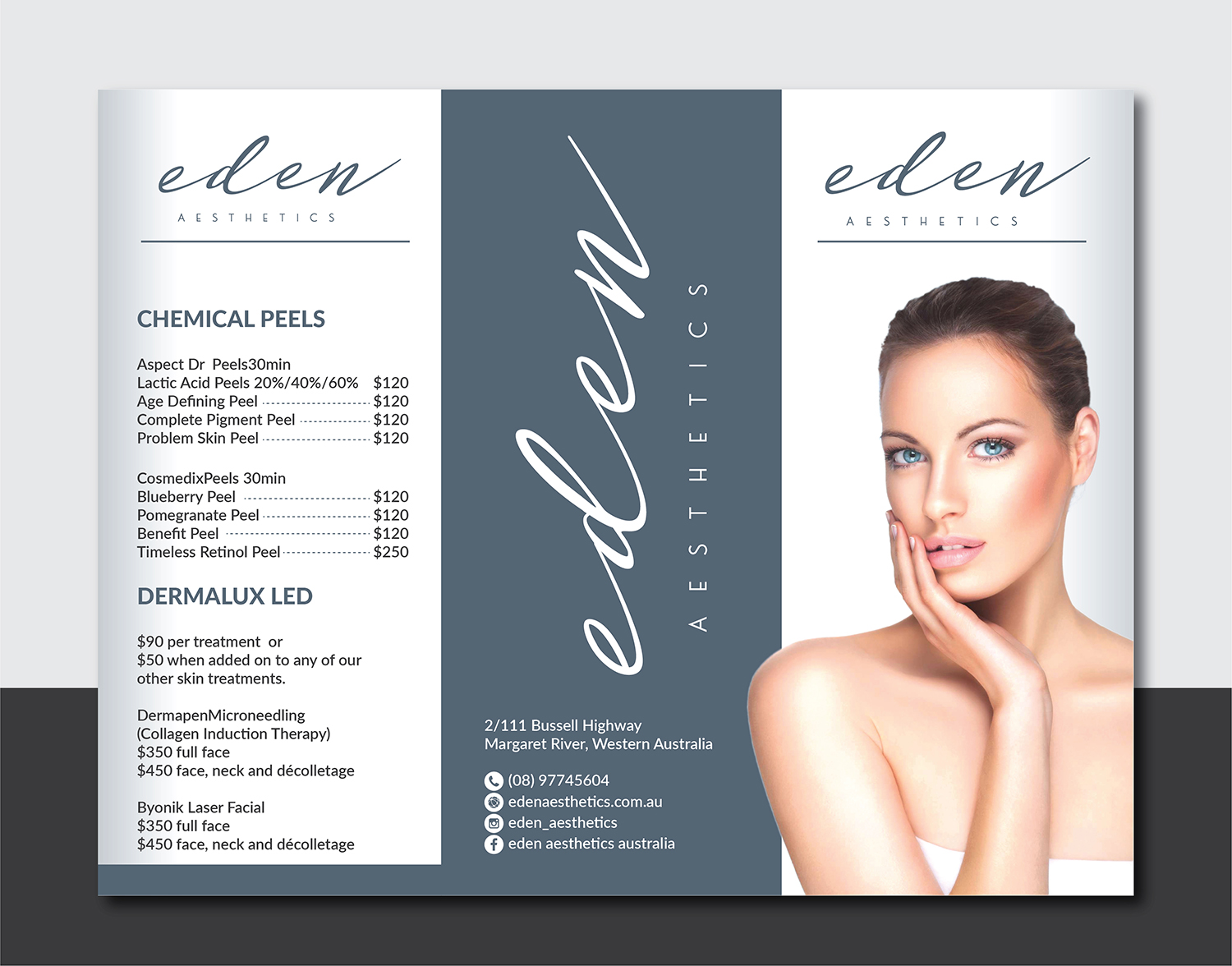 Flyer Design by Deziners Zone for Eden Aesthetics | Design #19003117