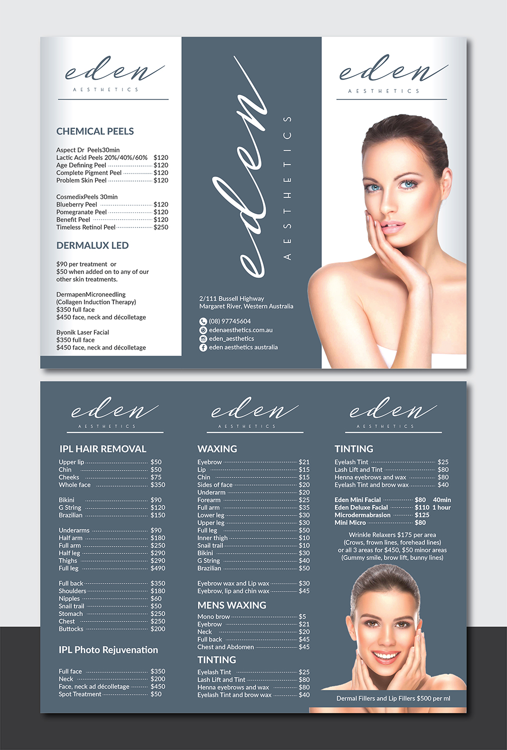 Diseño de Flyer por Deziners Zone para Eden Aesthetics | Diseño #19003119