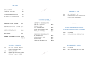 Diseño de Flyer por kry para Eden Aesthetics | Diseño: #19005322