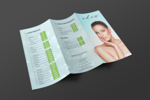 Design de Flyer par ecorokerz pour Eden Aesthetics | Design : #19000999