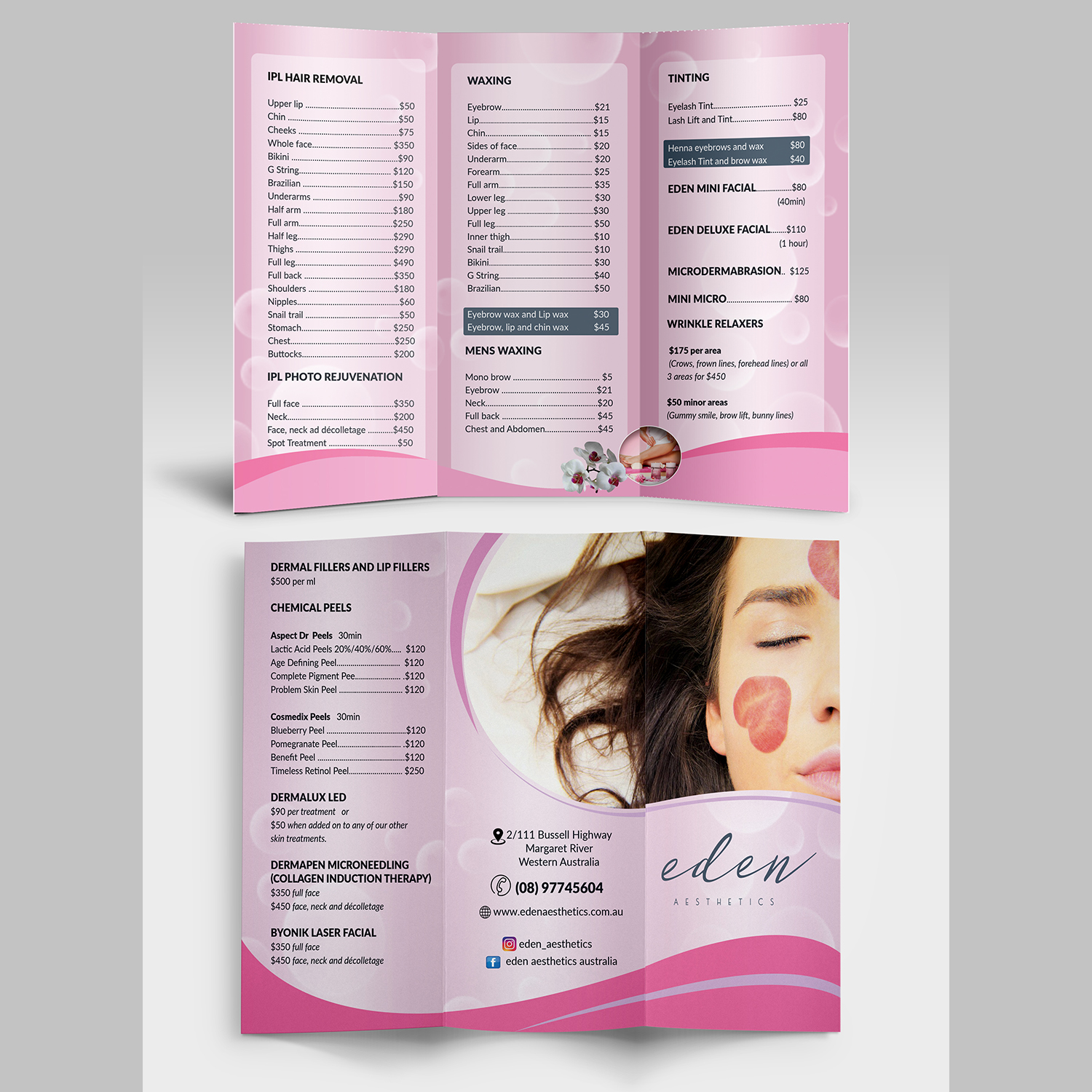Flyer Design by Mishuy for Eden Aesthetics | Design #18997073