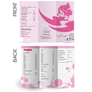 Our new beauty salon requires a price list brochure | Flyer-Design von Mishuy