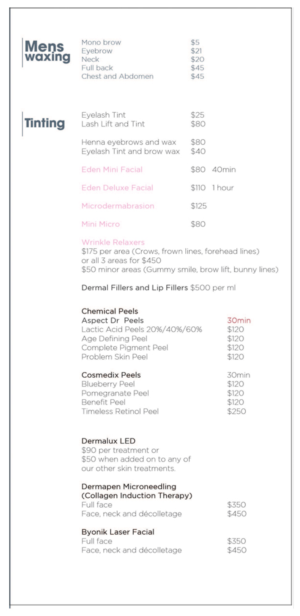 Design de Flyer par TDuong pour Eden Aesthetics | Design : #19014854