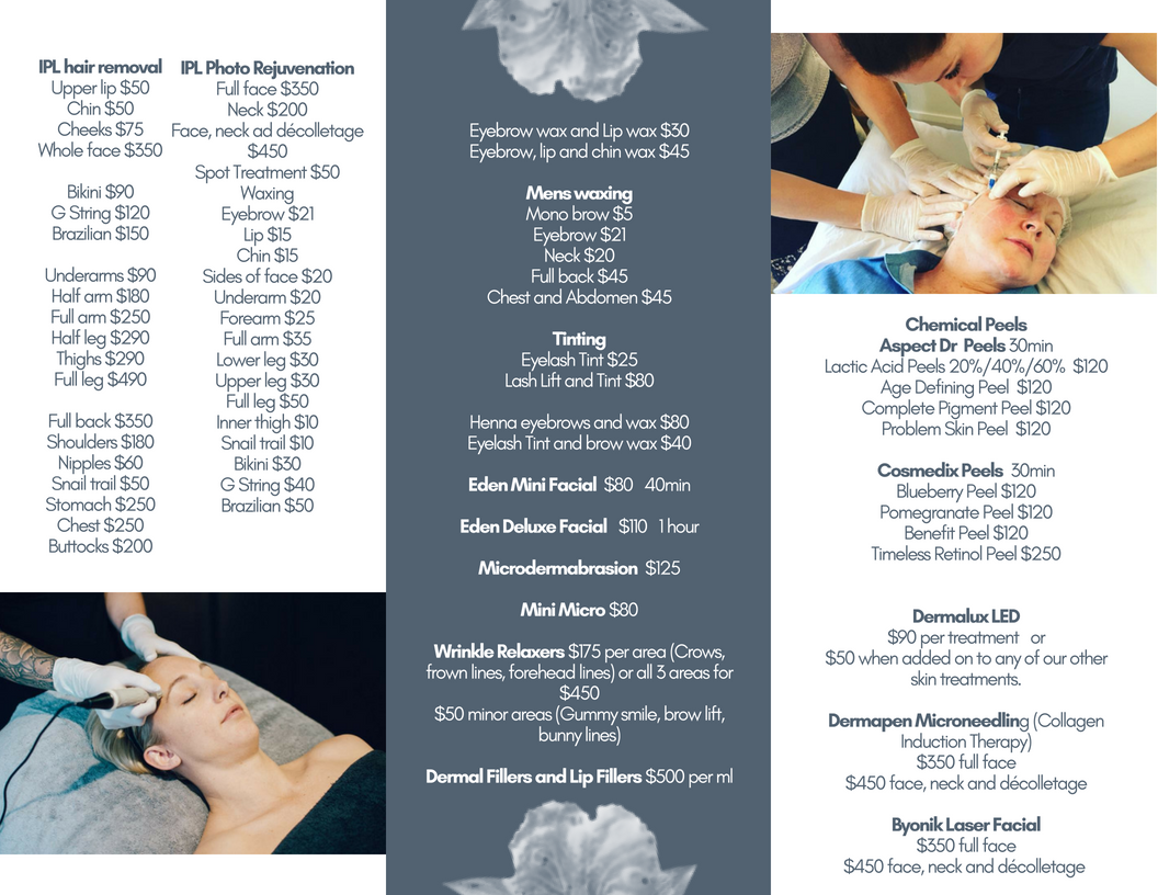 Design de Flyer par Shaira Shinozuka pour Eden Aesthetics | Design #18993035