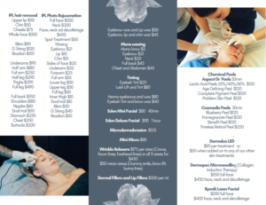 Design de Flyer par Shaira Shinozuka pour Eden Aesthetics | Design : #18993035