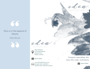 Design de Flyer par Shaira Shinozuka pour Eden Aesthetics | Design : #18999601
