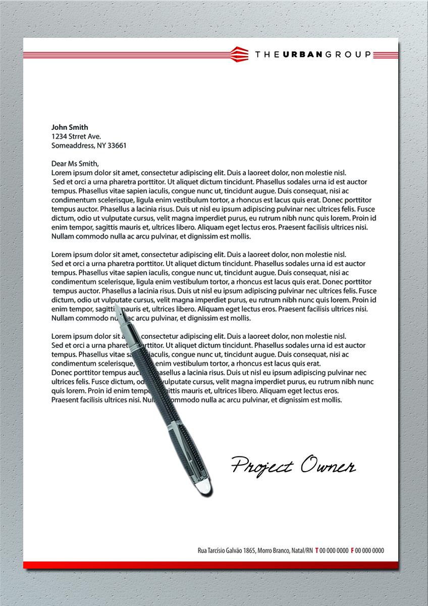 Stationery Design by Yasuma Kurara for The Urban Group | Design #2884188