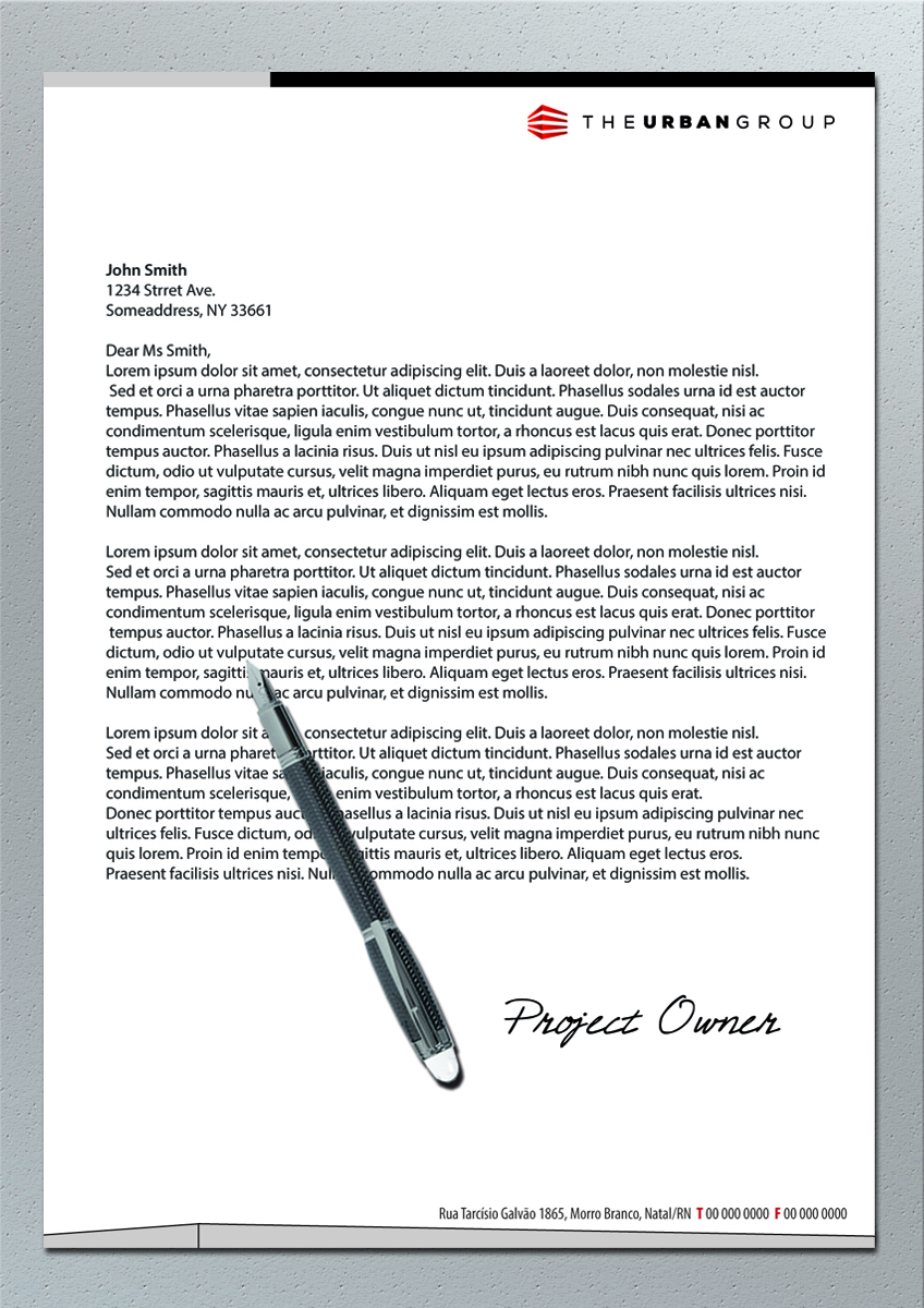 Stationery Design by Yasuma Kurara for The Urban Group | Design #2884192