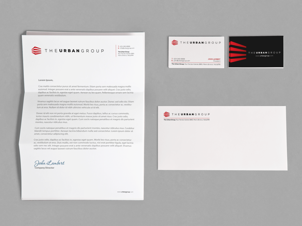 Stationery Design by HYPdesign for The Urban Group | Design #2856962