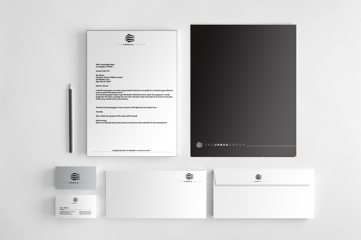Diseño de Papelería por nafizrahat para The Urban Group | Diseño #3008620