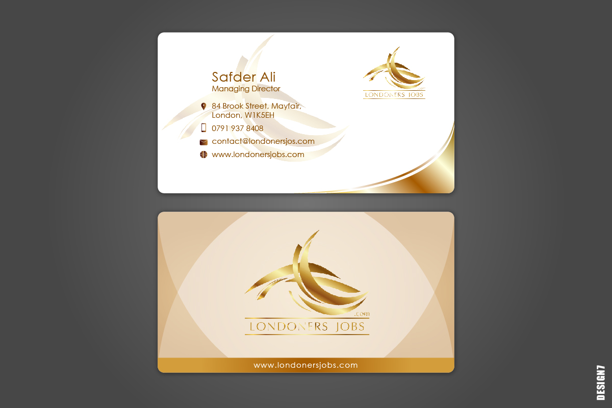 Diseño de Tarjeta de Presentación por Design7 para este proyecto | Diseño #4923220