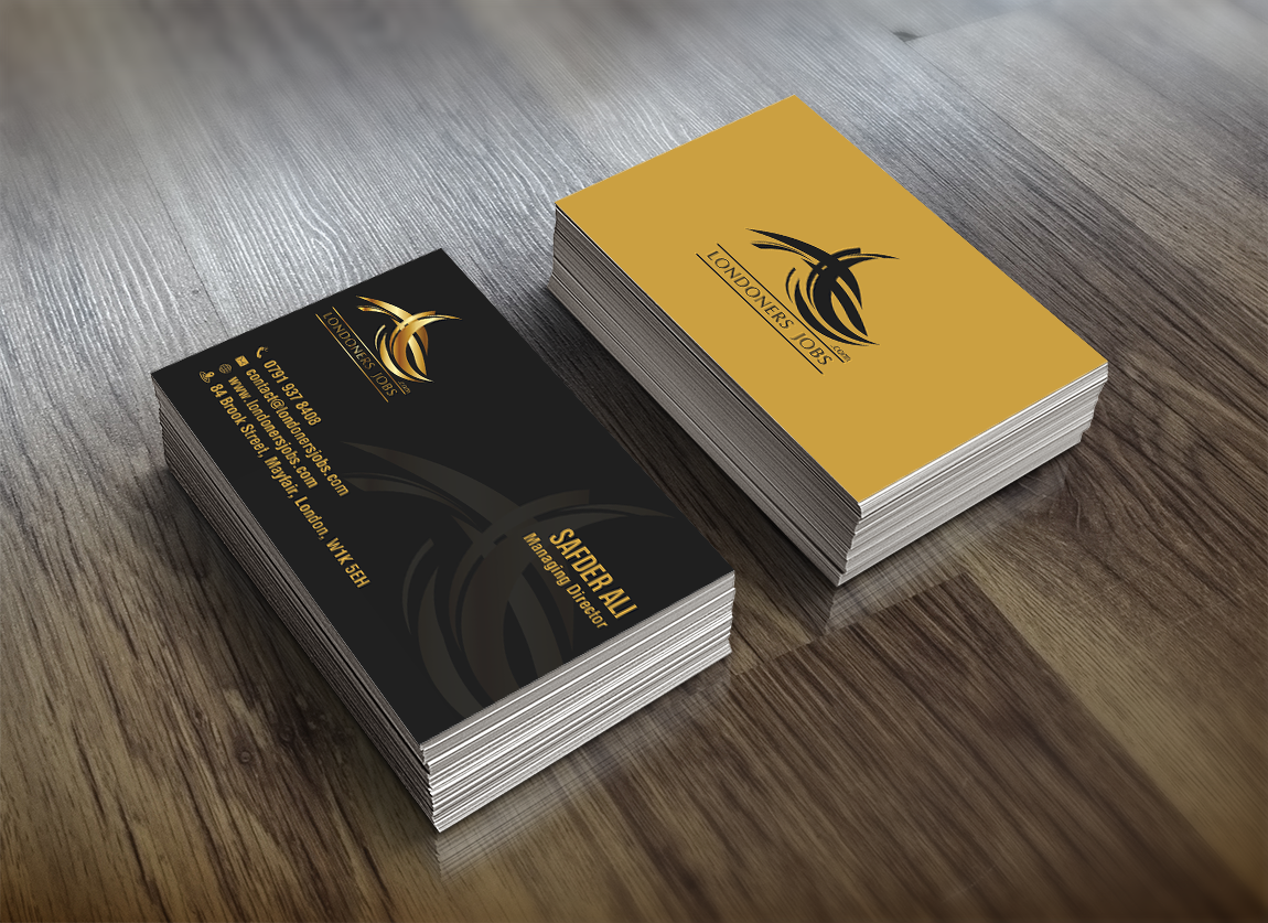 Business Card Design by Sajin for this project | Design #4916354