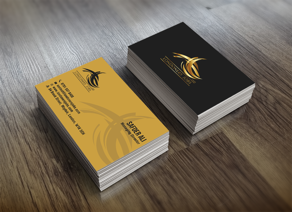 Business Card Design by Sajin for this project | Design #4916356