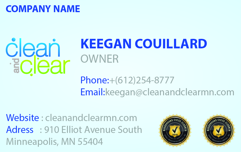 Diseño de Tarjeta de Presentación por Dzungdg para Clean and Clear | Diseño #19049980
