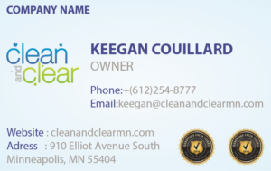 Diseño de Tarjeta de Presentación por Dzungdg para Clean and Clear | Diseño #19049980