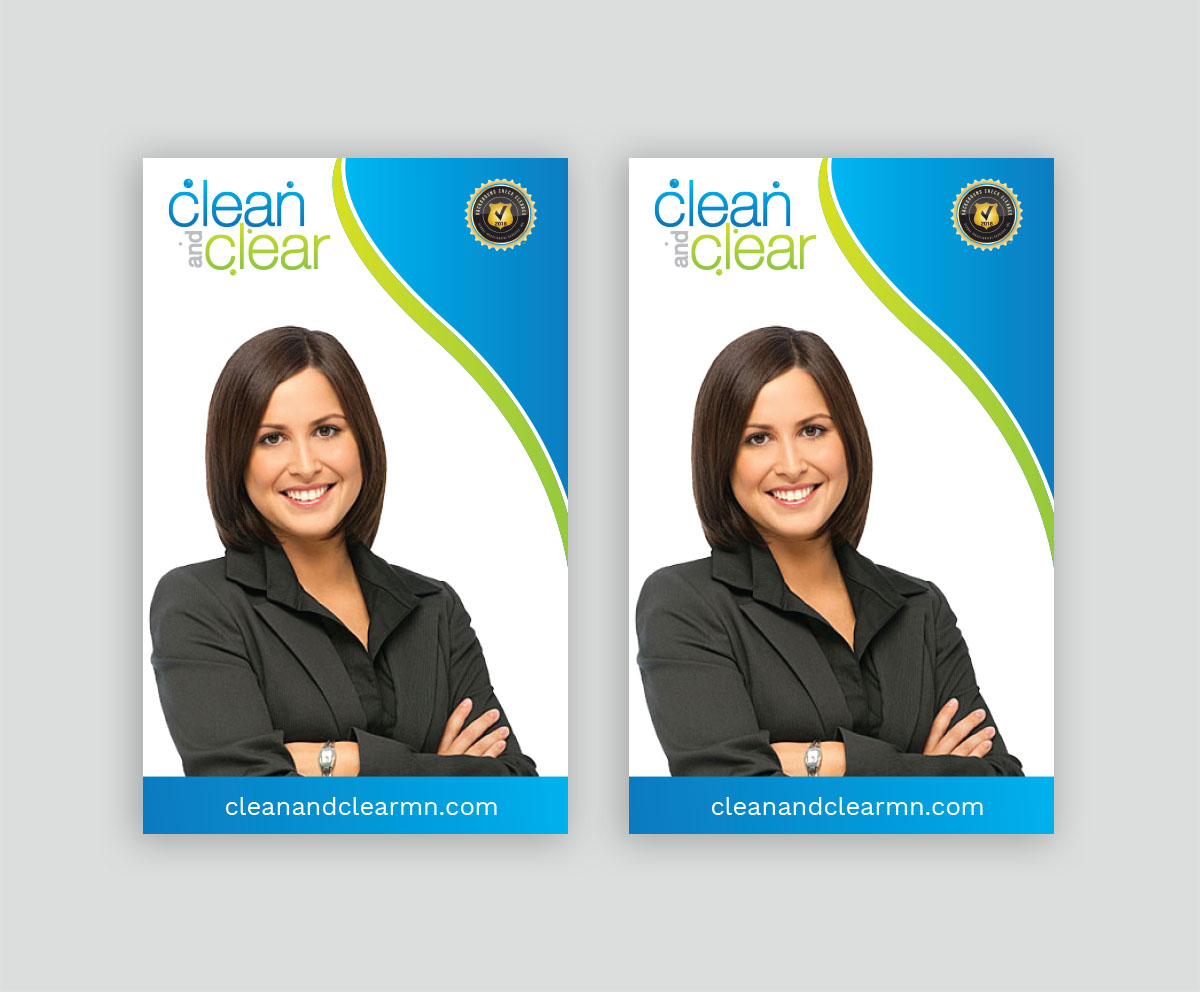 Business Card Design by Tripti Ranjan Gain for Clean and Clear | Design #18998366