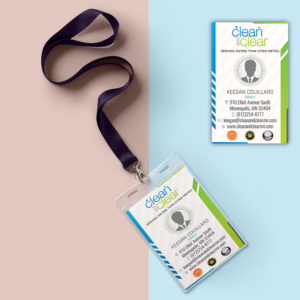 Diseño de Tarjeta de Presentación por codopoliz.solutions para Clean and Clear | Diseño #19010437