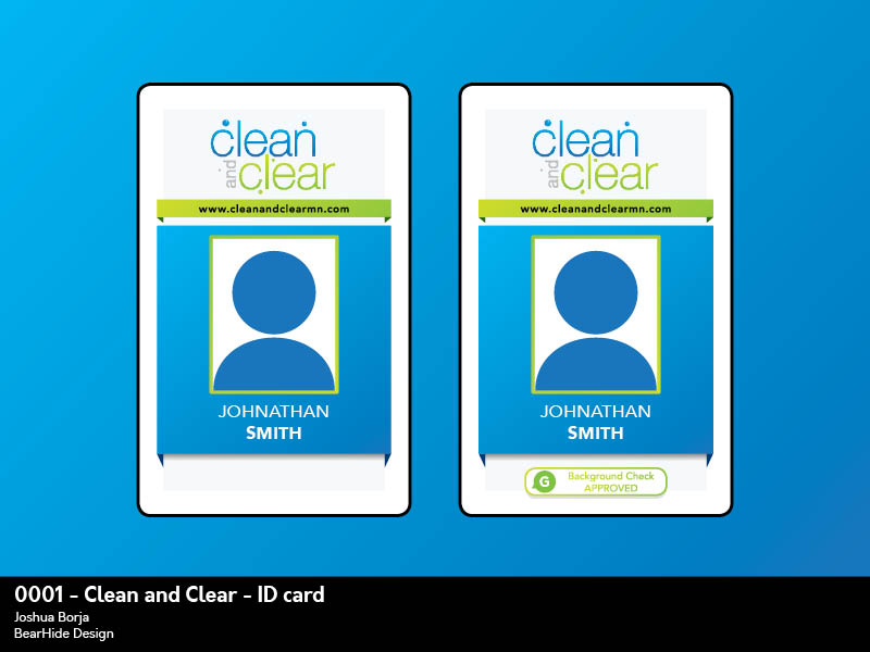 Business Card Design by Bearhide Design for Clean and Clear | Design #19005907