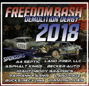 Freedom Bash Demolition Derby Patriotic T shirt | Diseño de Camiseta por Melissa 11