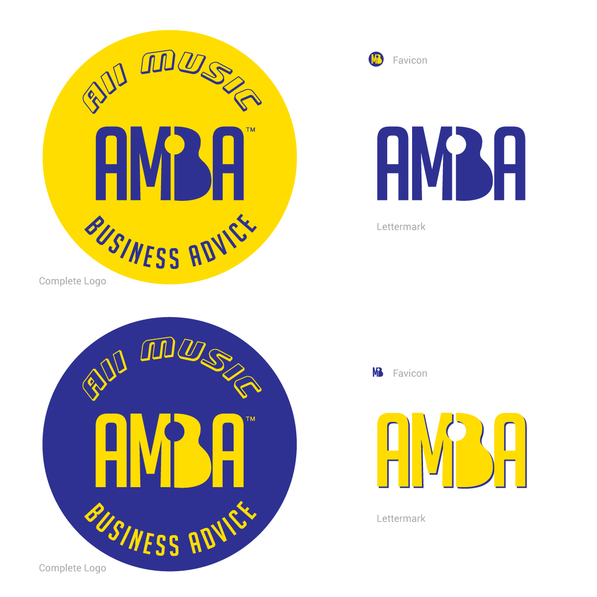 Logo Design by Kaveman Studio for All Music Business Advice | Design #19031129
