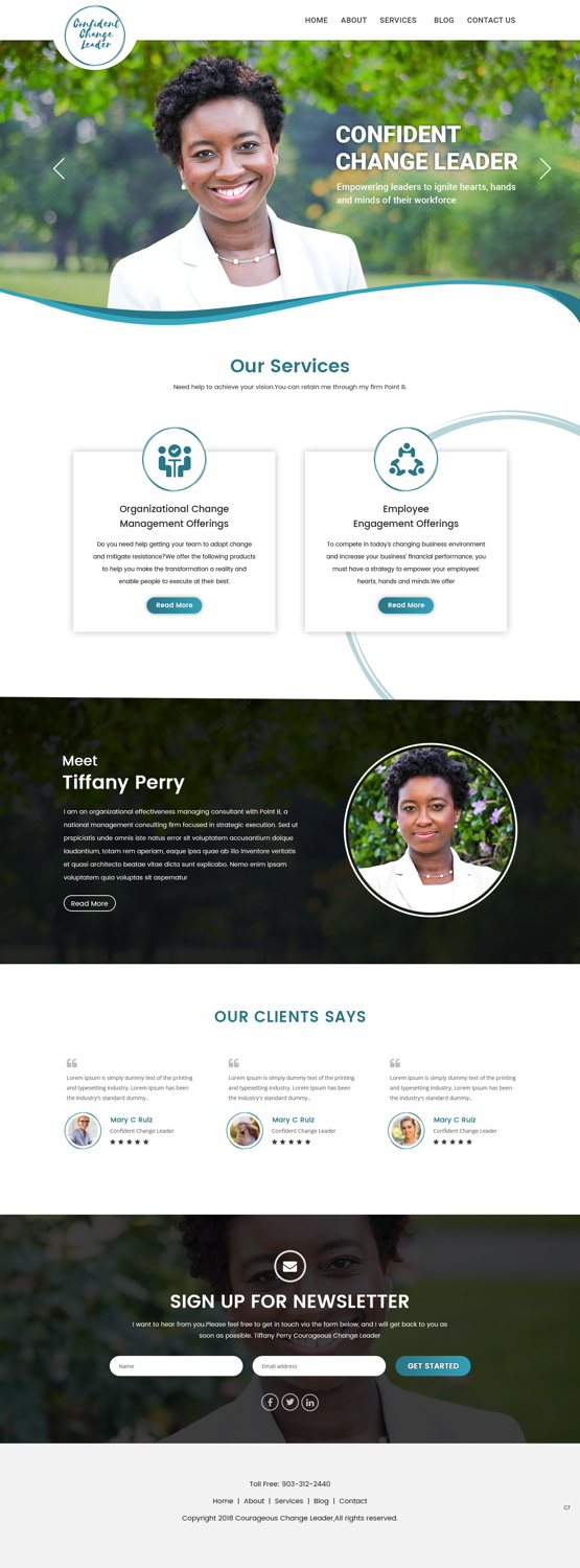 Web Design by pb for this project | Design #19022177