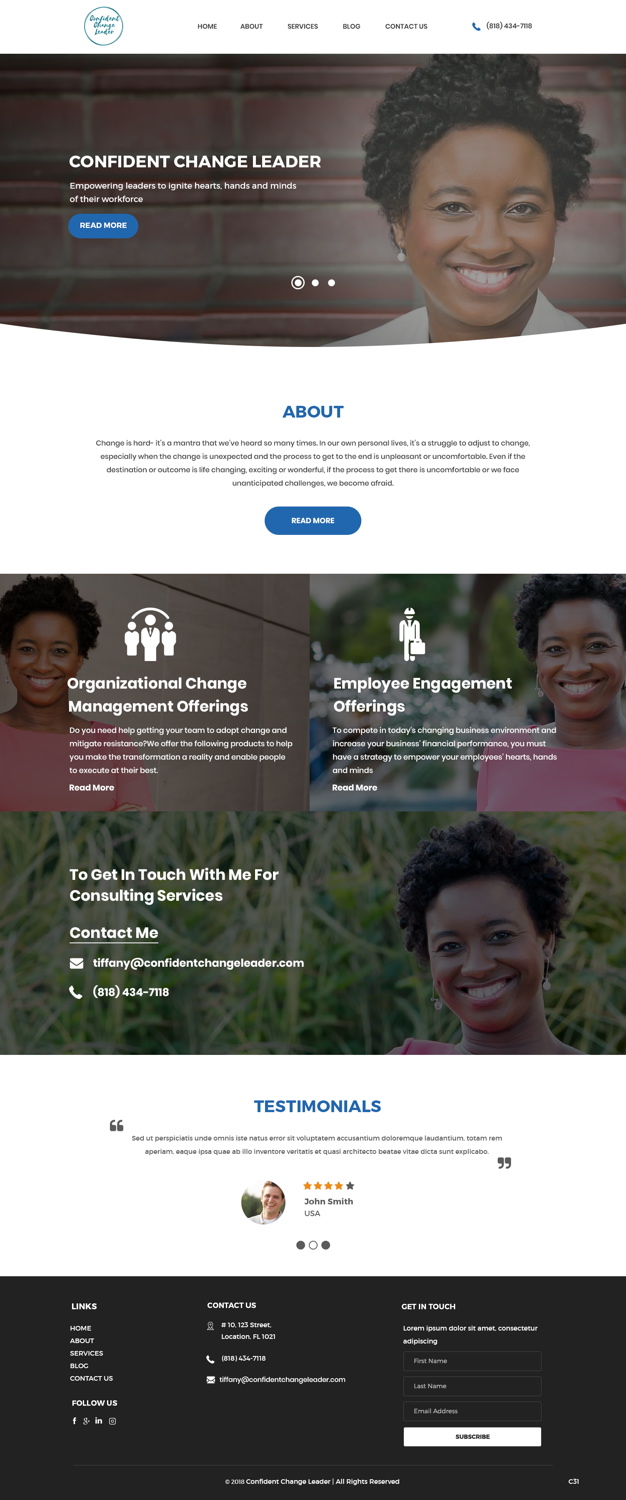 Web Design by pb for this project | Design #19022179