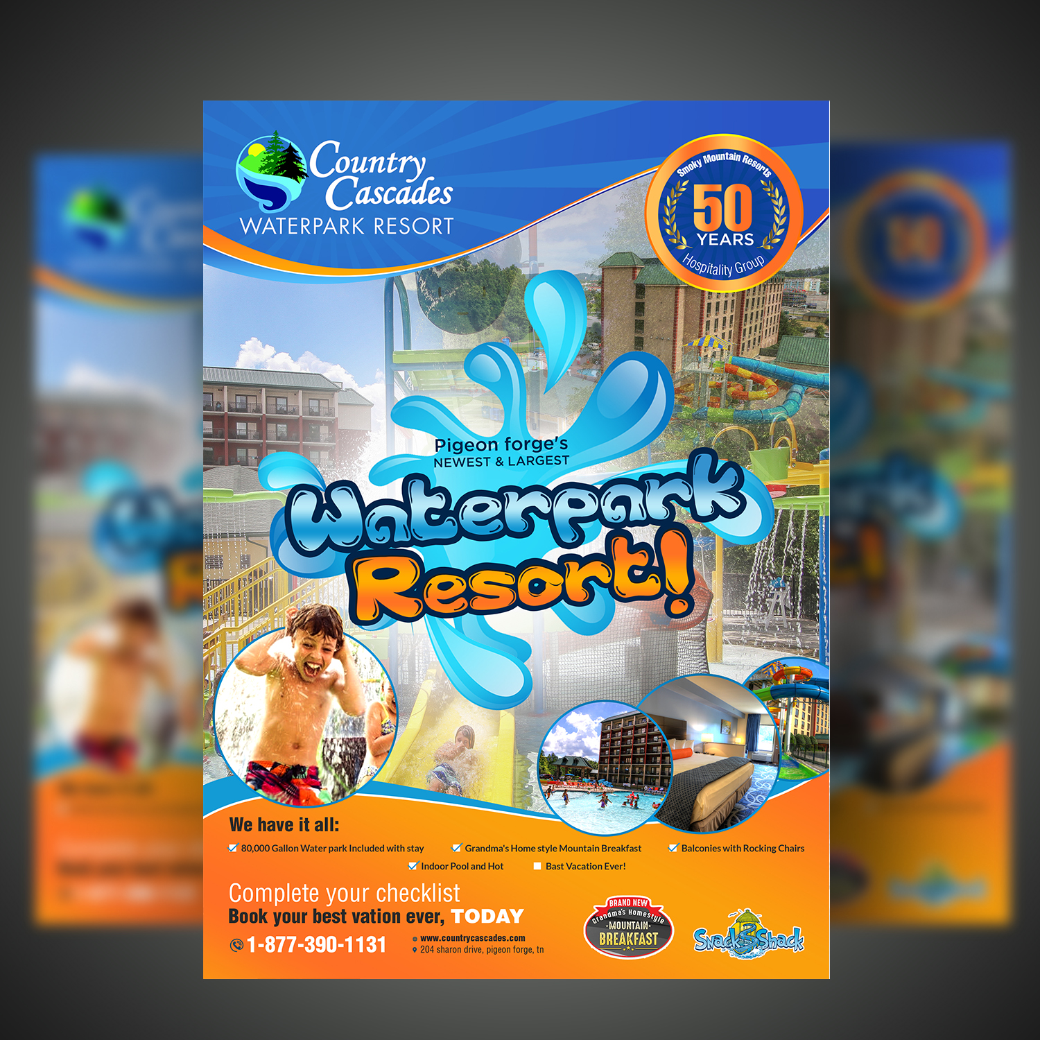 Design Publicitaire par debdesign pour Smoky Mountain Resorts | Design #19056752