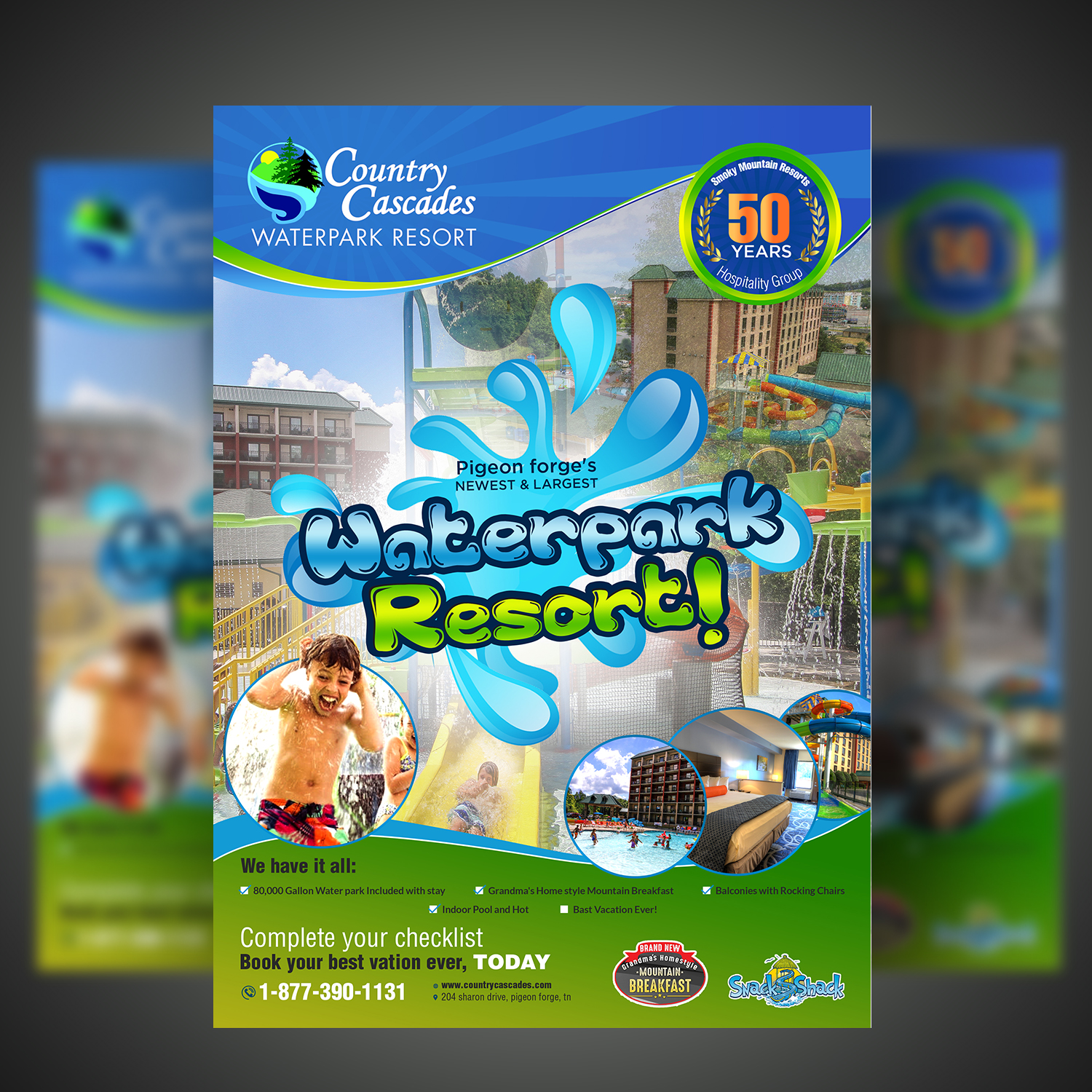 Advertisement Design by debdesign for Smoky Mountain Resorts | Design #19056754