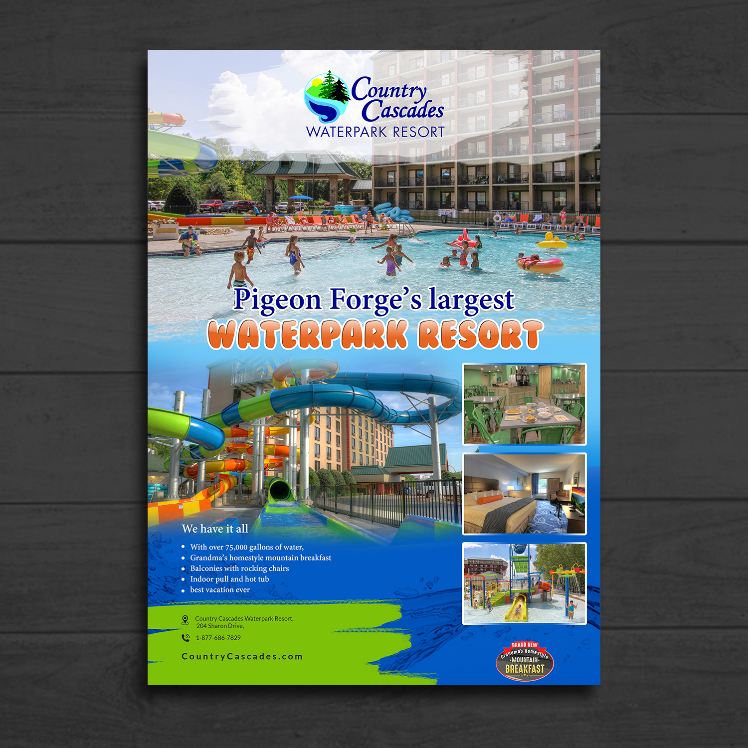 Advertisement Design by debdesign for Smoky Mountain Resorts | Design #19058827