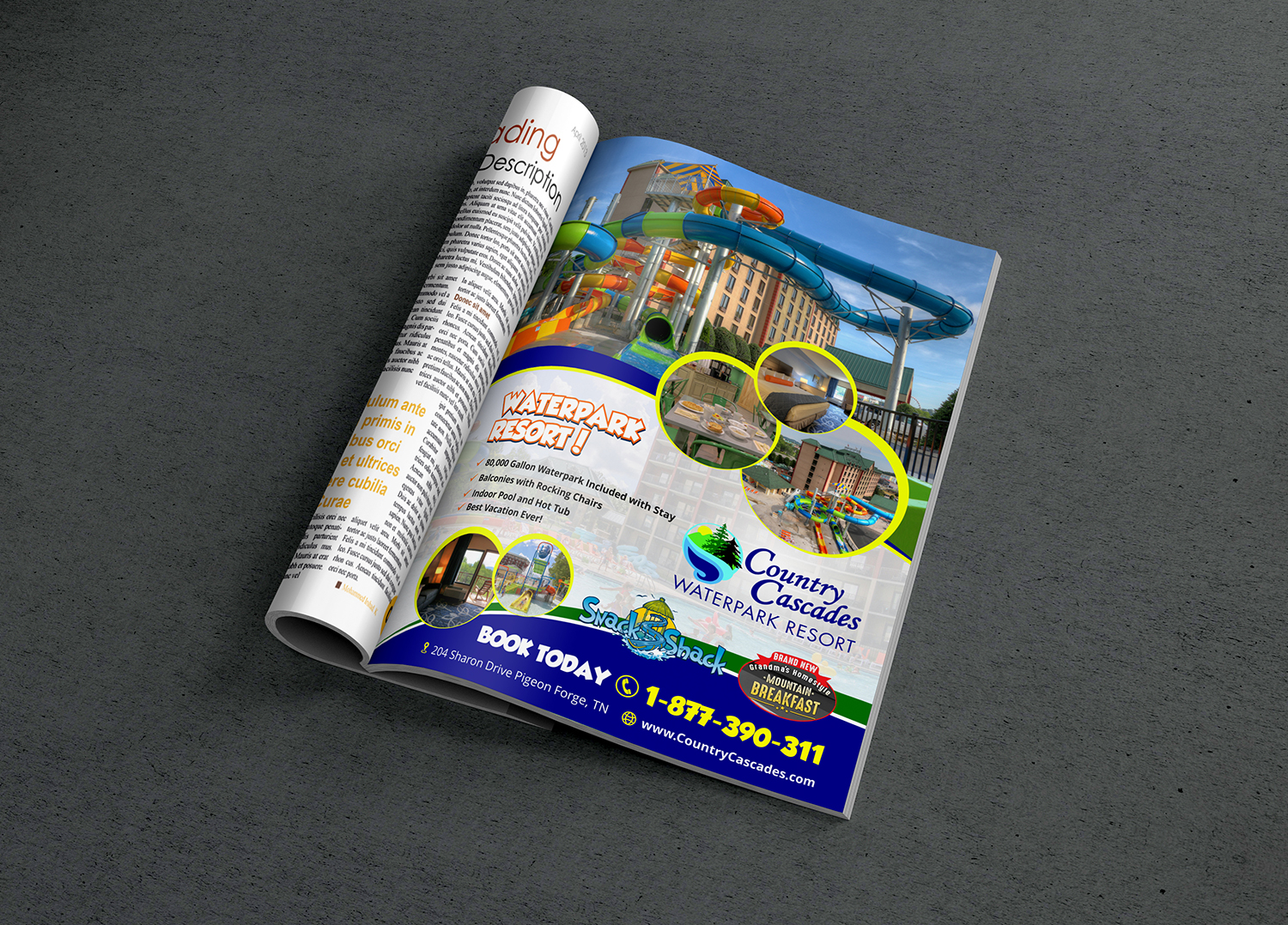 Design Publicitaire par ecorokerz pour Smoky Mountain Resorts | Design #19008228