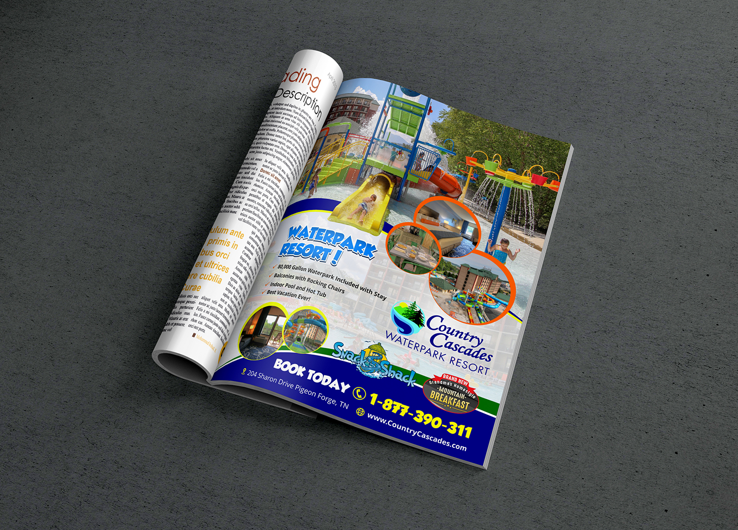 Advertisement Design by ecorokerz for Smoky Mountain Resorts | Design #19008229