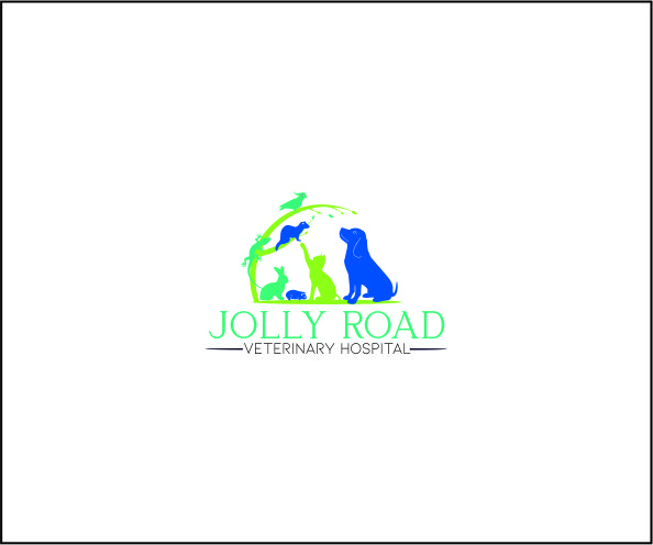Logo Design by Mihaela for Jolly Road Veterinary Hospital | Design #19012796
