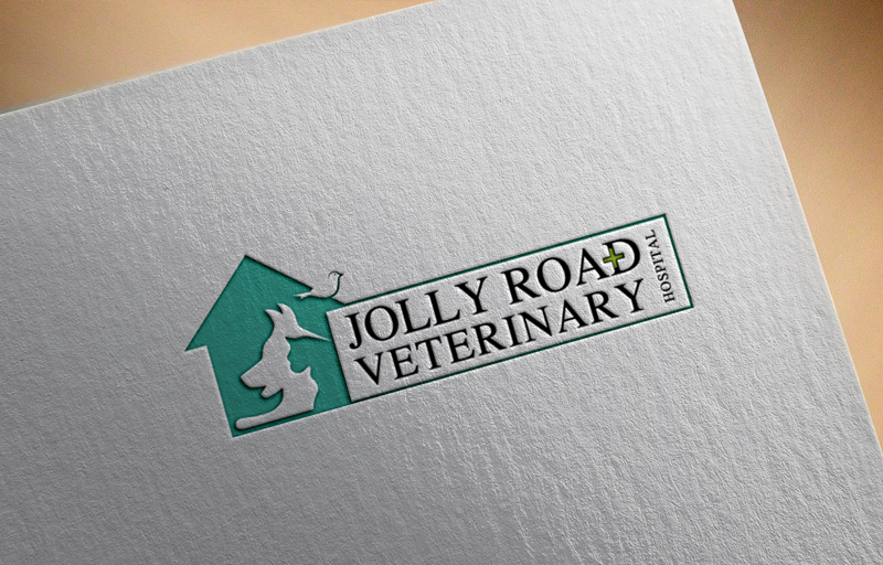 Logo Design by ilovedesign1 for Jolly Road Veterinary Hospital | Design #19012229