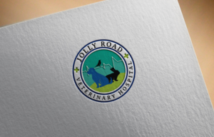 Logo Design by ilovedesign1 for Jolly Road Veterinary Hospital | Design: #19012337