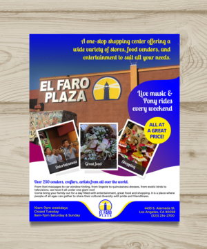 El Faro Plaza - flyer for an awesome swap meet in LA | Diseño de Flyer por Pinky 