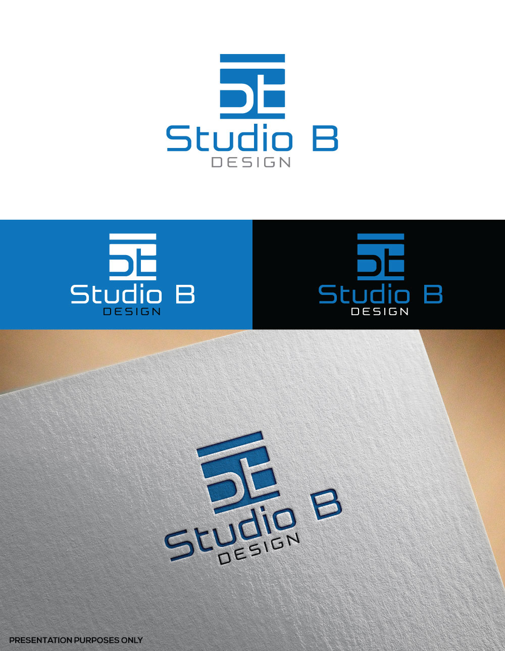 Logo Design by saroja 5 for Studio B Design | Design #19020946