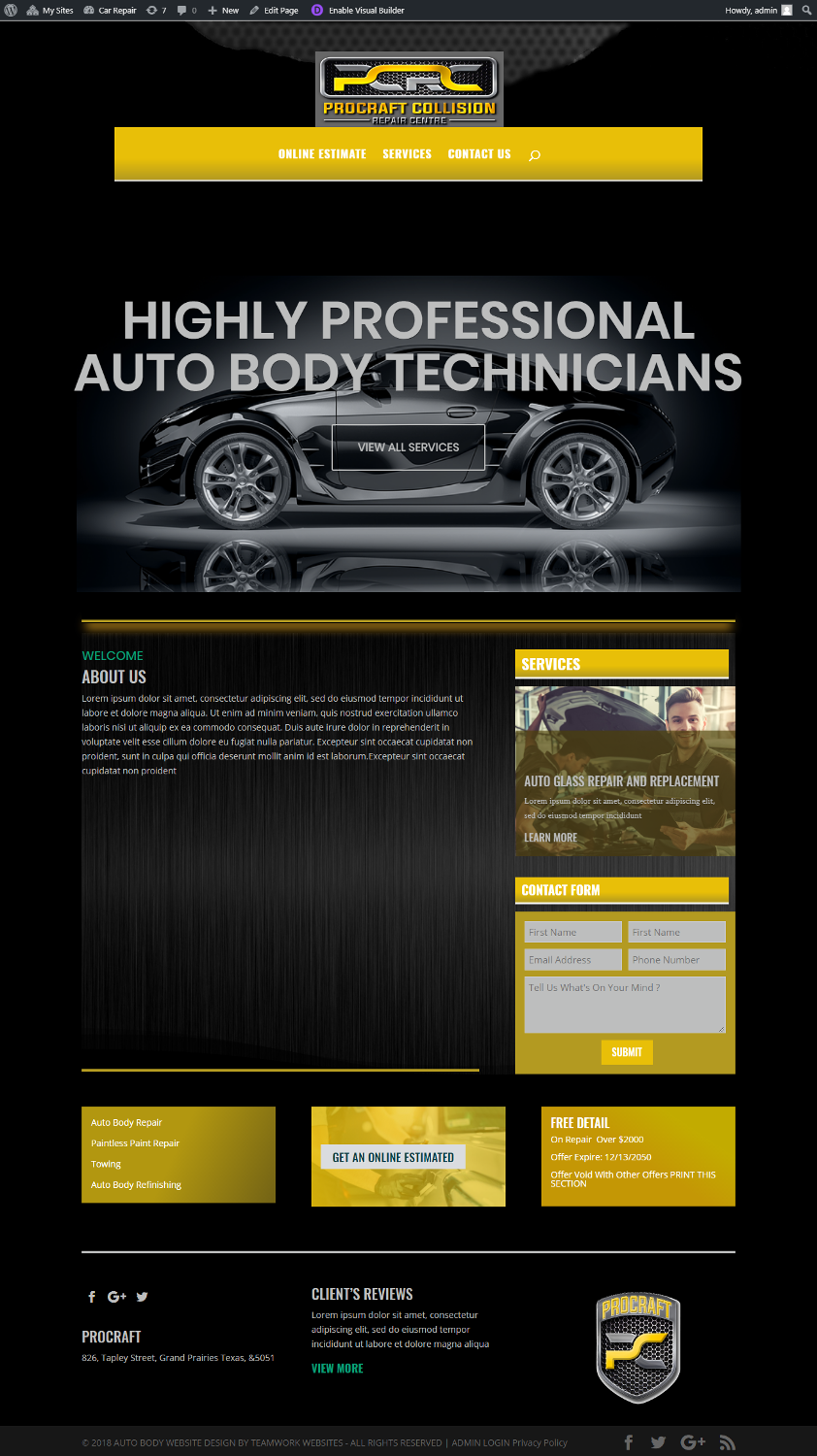 Web Design by lethu7162 for this project | Design #19034888