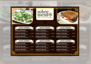 Menu Design by Dexter Solutions for this project | Design #19058074