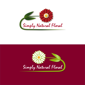 Simply Natural Floral | Logo Design by Alpha design