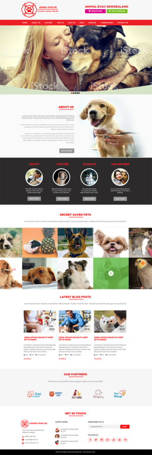 Animal Evac Website design in word press | Web Design par Expert Designer