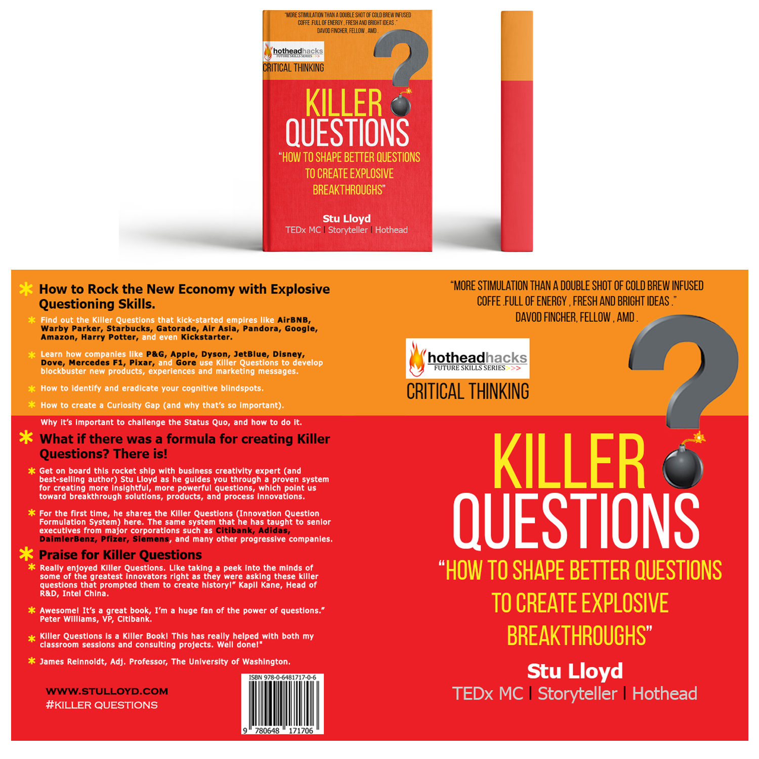 Buchumschlag Design von Othywond für Hotheads | Design #19042484