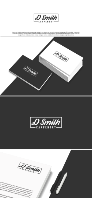 Design de Logo par GBDESIGN pour D Smith Carpentry  | Design : #19151914