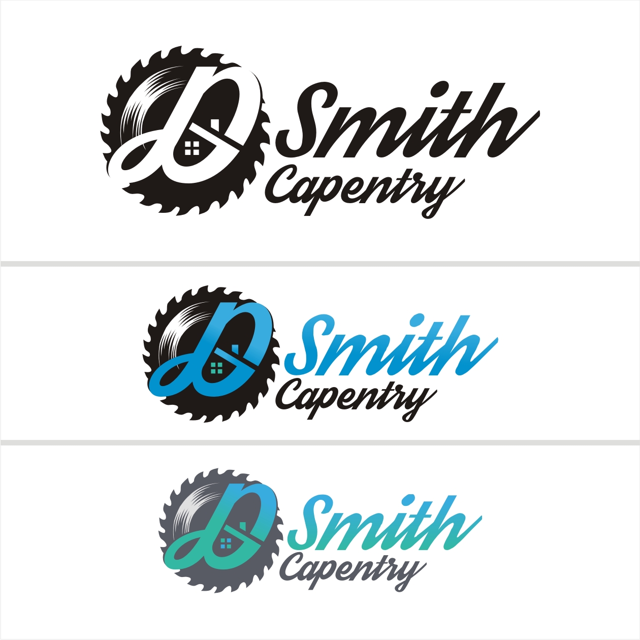 Logo Design by Soul Light for D Smith Carpentry  | Design #19109898