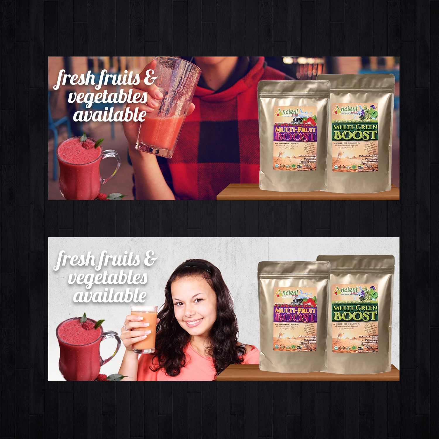 Diseño De Banner Publicitario por sofiy para Visions of Health | Diseño #19038449