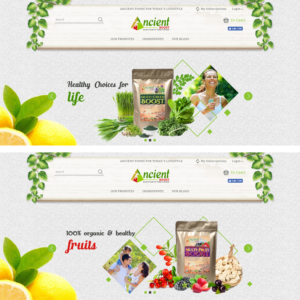 Banner Ad Design by Nuepine Designs for Visions of Health | Design: #19025899