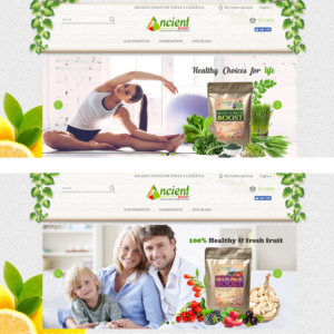 Banner Ad Design by Nuepine Designs for Visions of Health | Design: #19027227