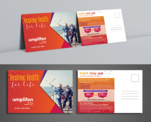 Amplifon 4x6 direct mail postcard | Diseño de Postal por ecorokerz