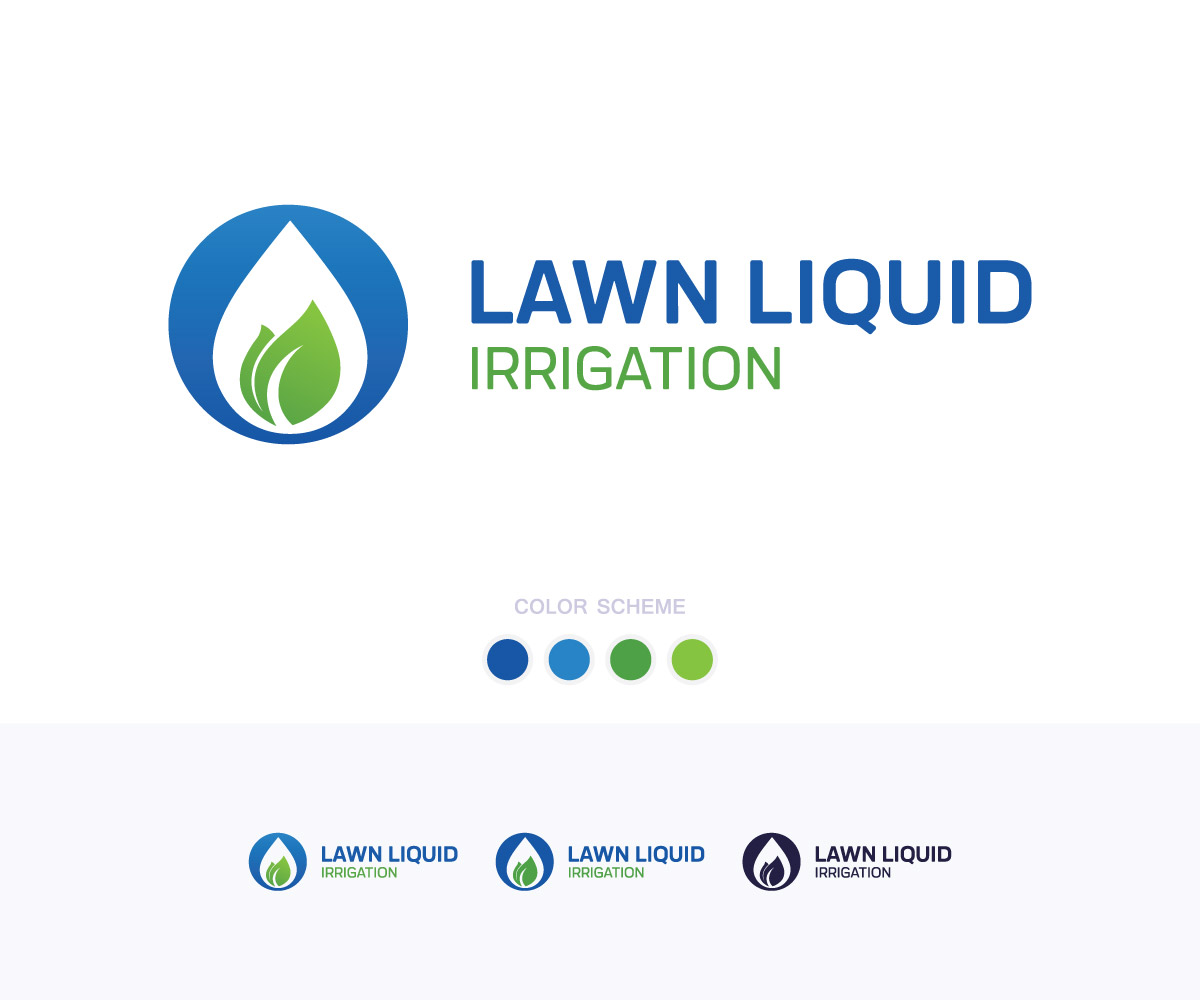 Diseño de Logo por Creati Studio para Lawn Liquid Irrigation | Diseño #19019870